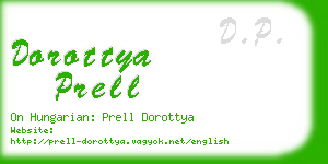 dorottya prell business card